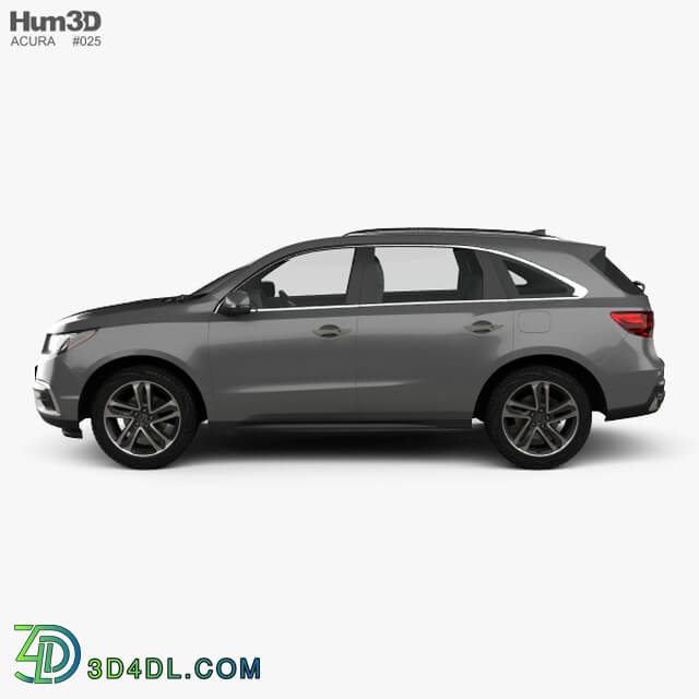 Hum3D Acura MDX Sport Hybrid 2017