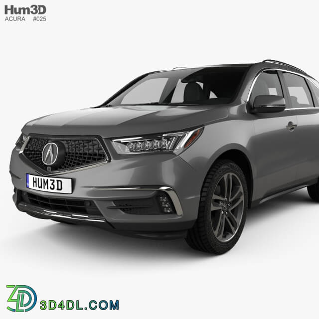 Hum3D Acura MDX Sport Hybrid 2017