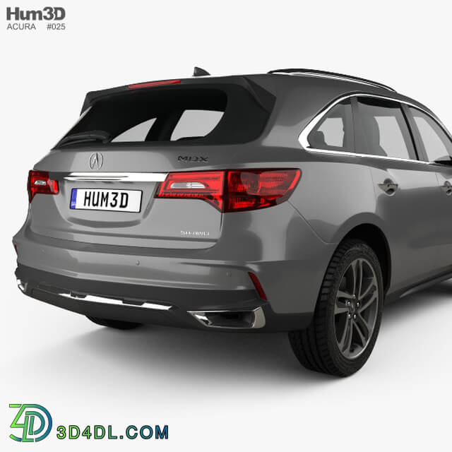 Hum3D Acura MDX Sport Hybrid 2017