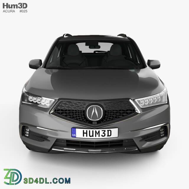 Hum3D Acura MDX Sport Hybrid 2017