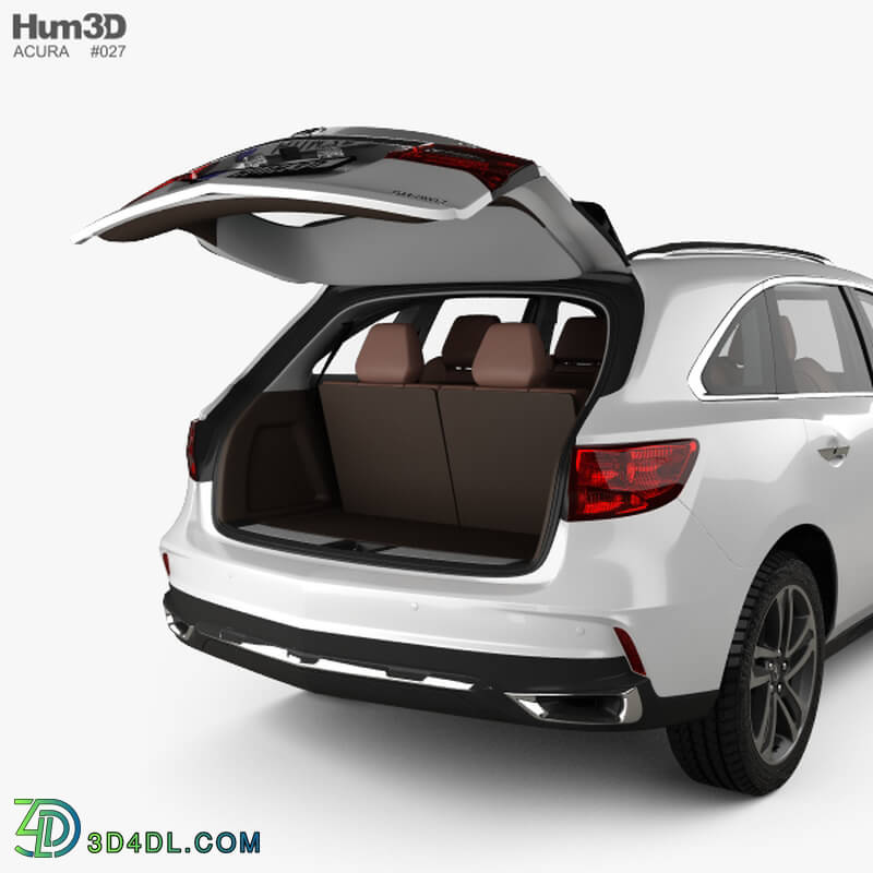 Hum3D Acura MDX Sport Hybrid with HQ interior 2017