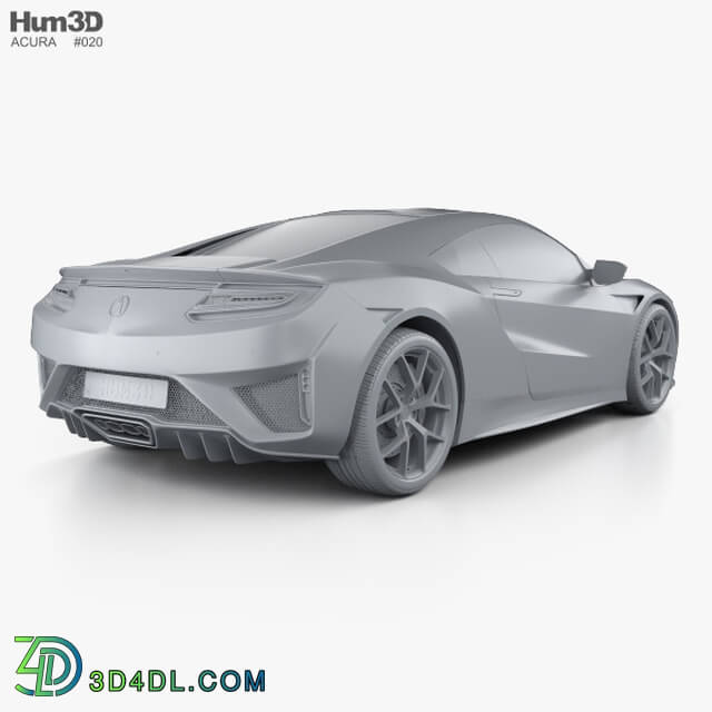 Hum3D Acura NSX 2016