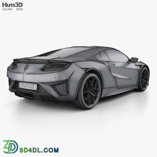 Hum3D Acura NSX 2016