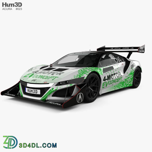 Hum3D Acura NSX EV 2016