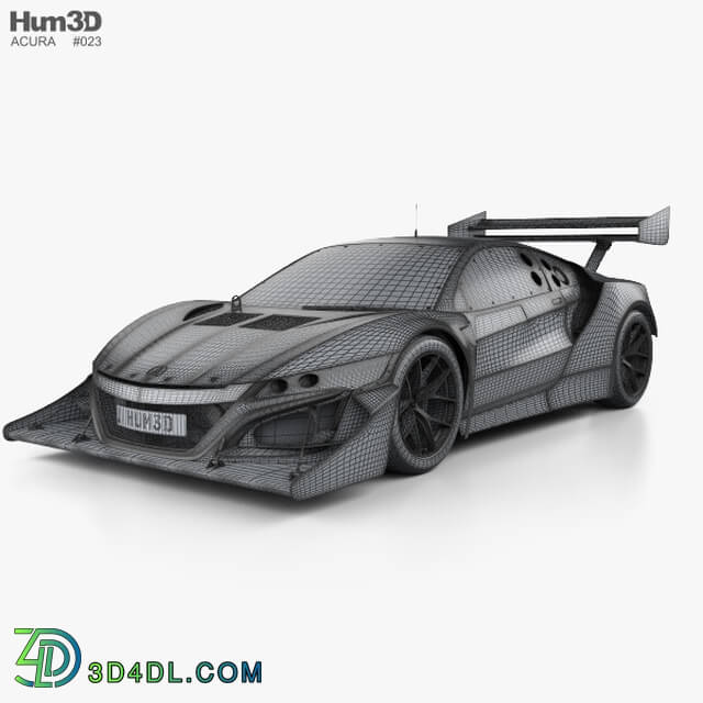 Hum3D Acura NSX EV 2016