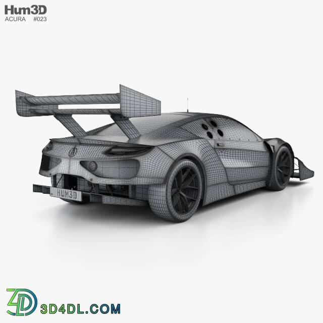 Hum3D Acura NSX EV 2016