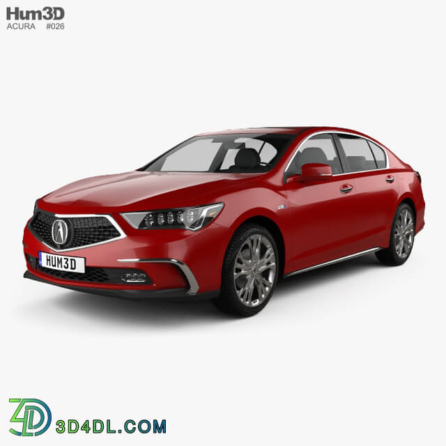 Hum3D Acura RLX Sport Hybrid SH AWD 2017