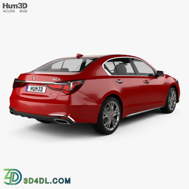 Hum3D Acura RLX Sport Hybrid SH AWD 2017