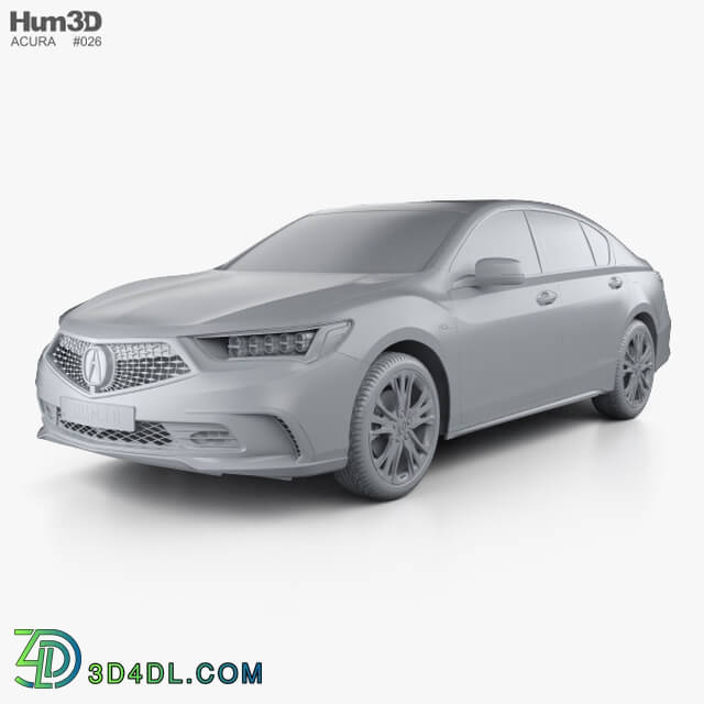 Hum3D Acura RLX Sport Hybrid SH AWD 2017