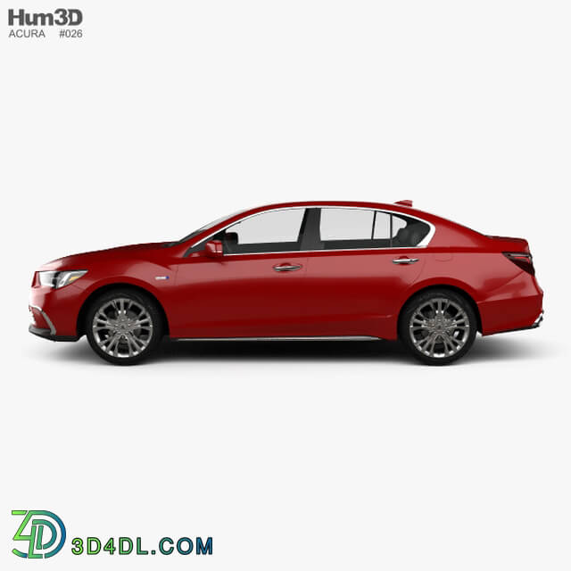 Hum3D Acura RLX Sport Hybrid SH AWD 2017