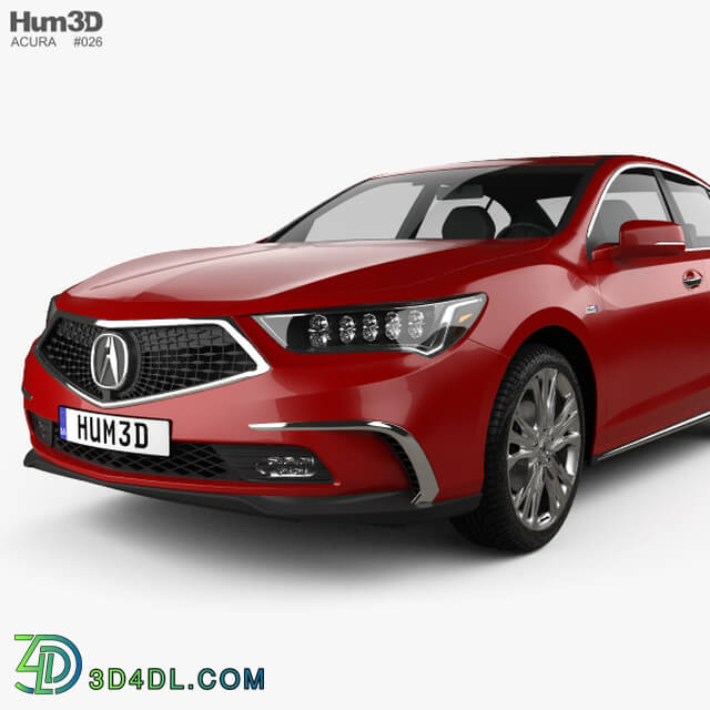 Hum3D Acura RLX Sport Hybrid SH AWD 2017