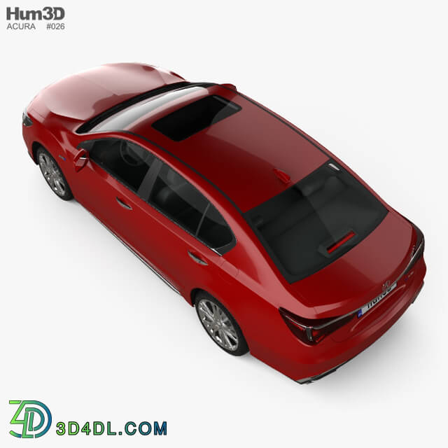 Hum3D Acura RLX Sport Hybrid SH AWD 2017