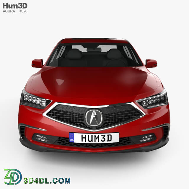 Hum3D Acura RLX Sport Hybrid SH AWD 2017