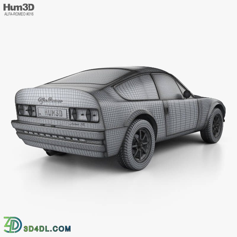 Hum3D Alfa Romeo GT 1300 Junior Zagato 1972