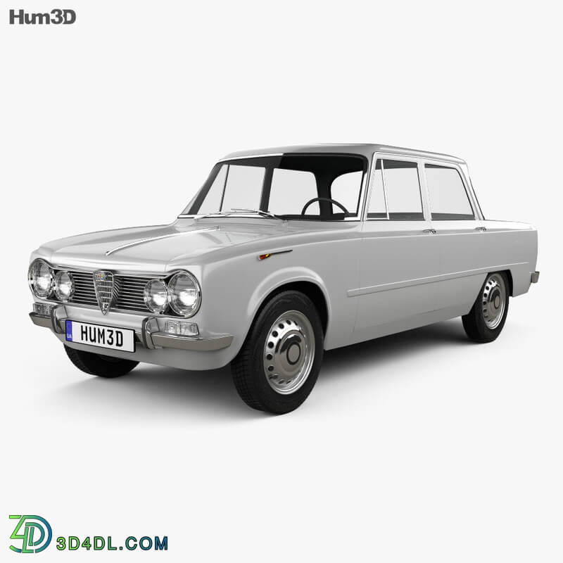 Hum3D Alfa Romeo Giulia 105 1962