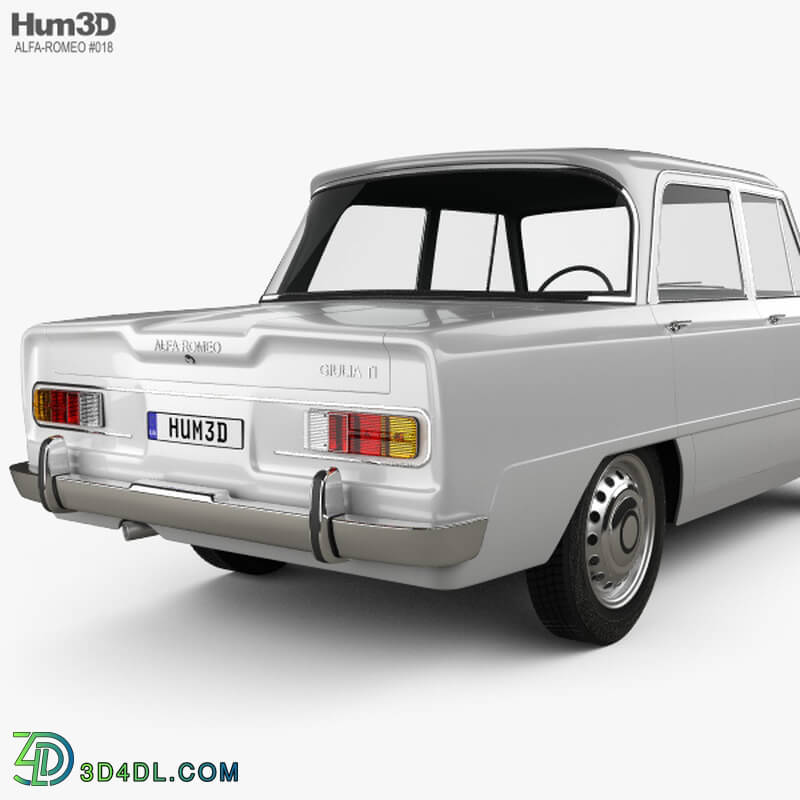 Hum3D Alfa Romeo Giulia 105 1962