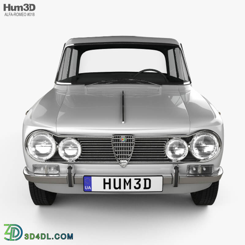 Hum3D Alfa Romeo Giulia 105 1962