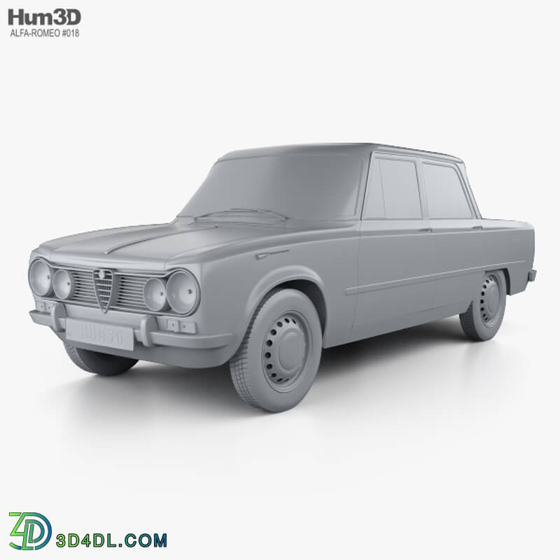 Hum3D Alfa Romeo Giulia 105 1962