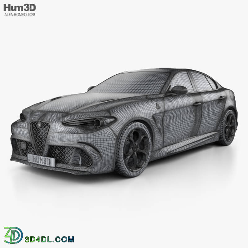 Hum3D Alfa Romeo Giulia Quadrifoglio 2016