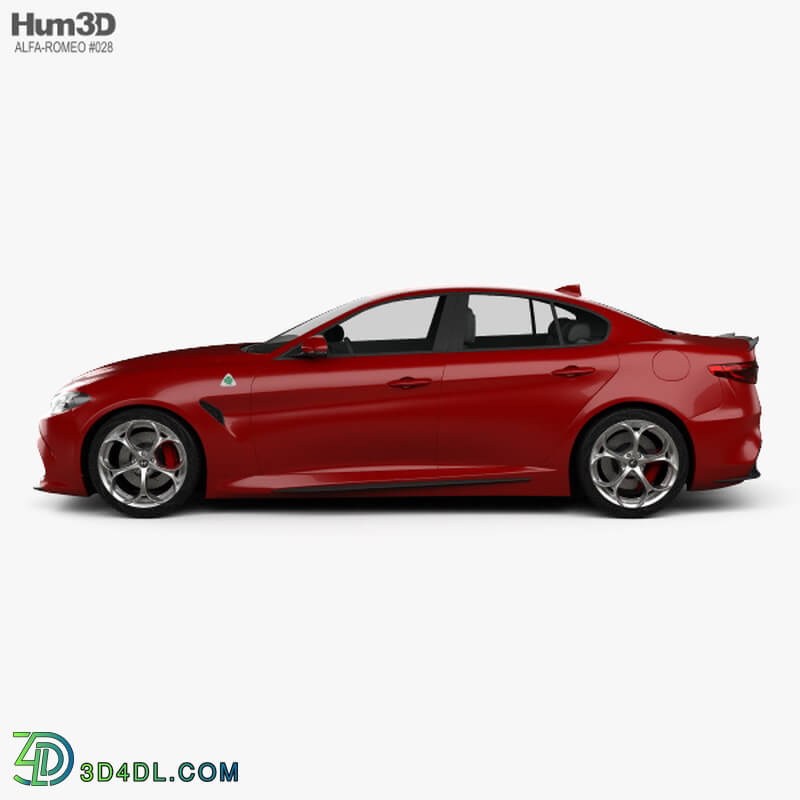 Hum3D Alfa Romeo Giulia Quadrifoglio 2016