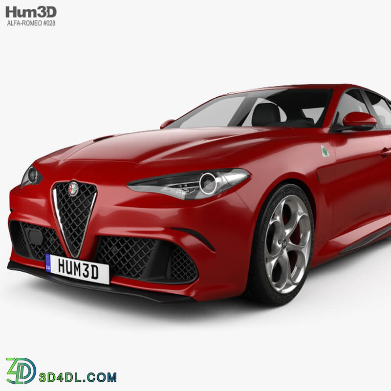 Hum3D Alfa Romeo Giulia Quadrifoglio 2016