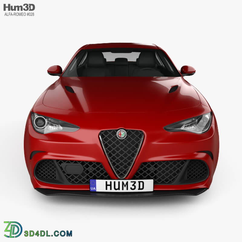 Hum3D Alfa Romeo Giulia Quadrifoglio 2016