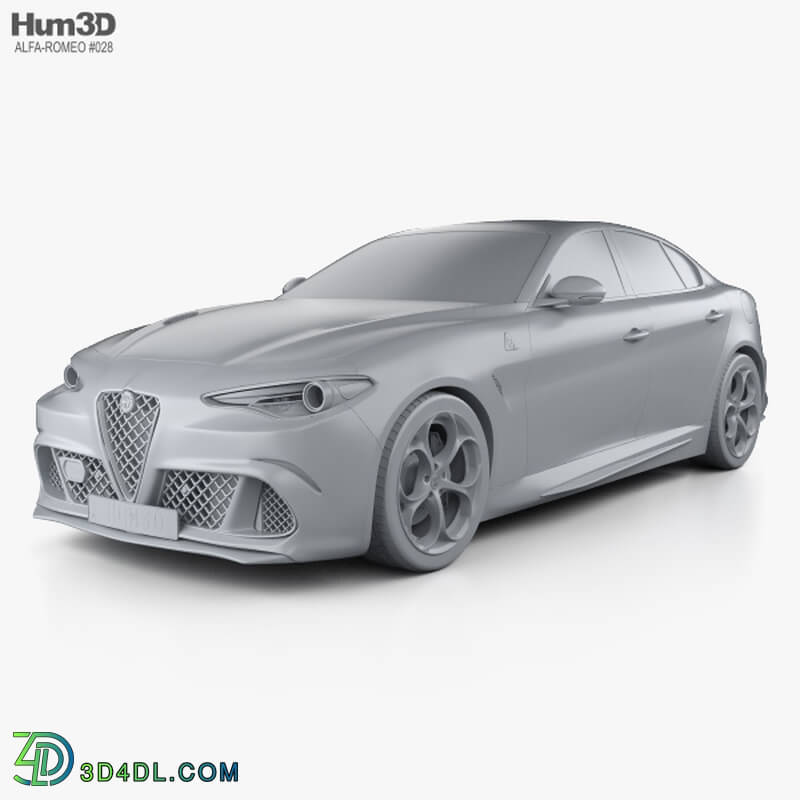 Hum3D Alfa Romeo Giulia Quadrifoglio 2016