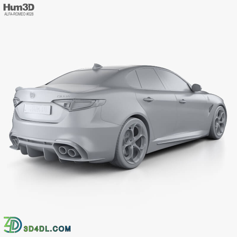 Hum3D Alfa Romeo Giulia Quadrifoglio 2016