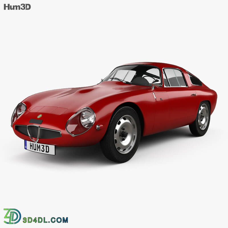 Hum3D Alfa Romeo Giulia TZ 105 1963