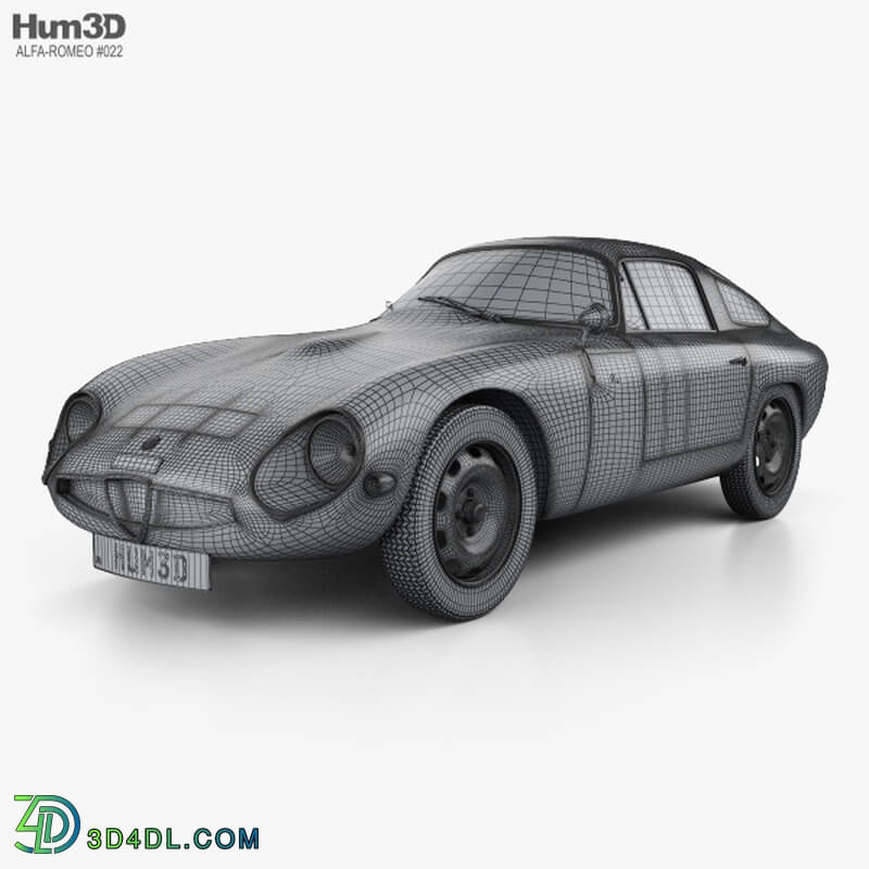 Hum3D Alfa Romeo Giulia TZ 105 1963