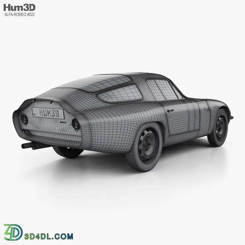 Hum3D Alfa Romeo Giulia TZ 105 1963