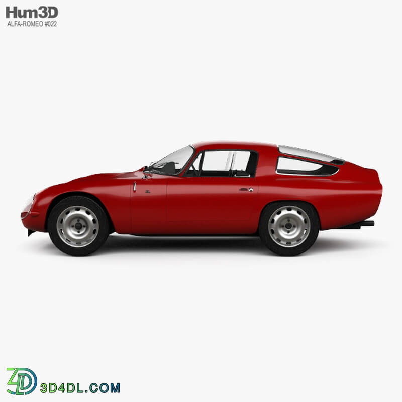 Hum3D Alfa Romeo Giulia TZ 105 1963