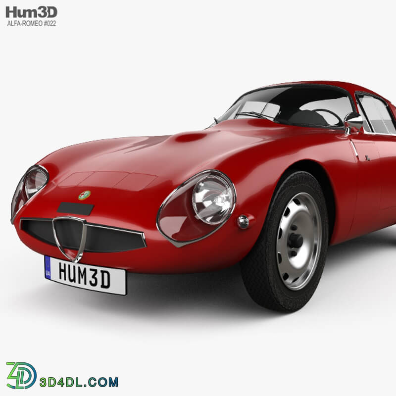 Hum3D Alfa Romeo Giulia TZ 105 1963