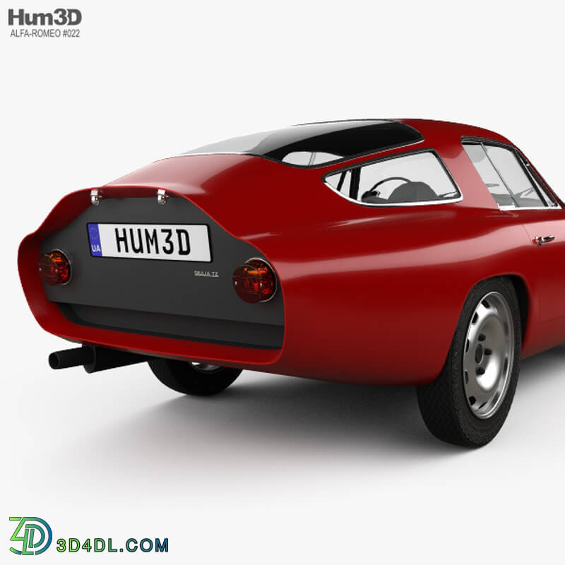 Hum3D Alfa Romeo Giulia TZ 105 1963