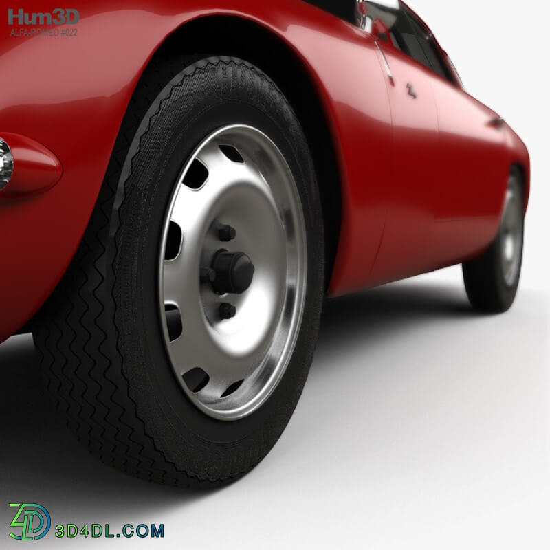 Hum3D Alfa Romeo Giulia TZ 105 1963