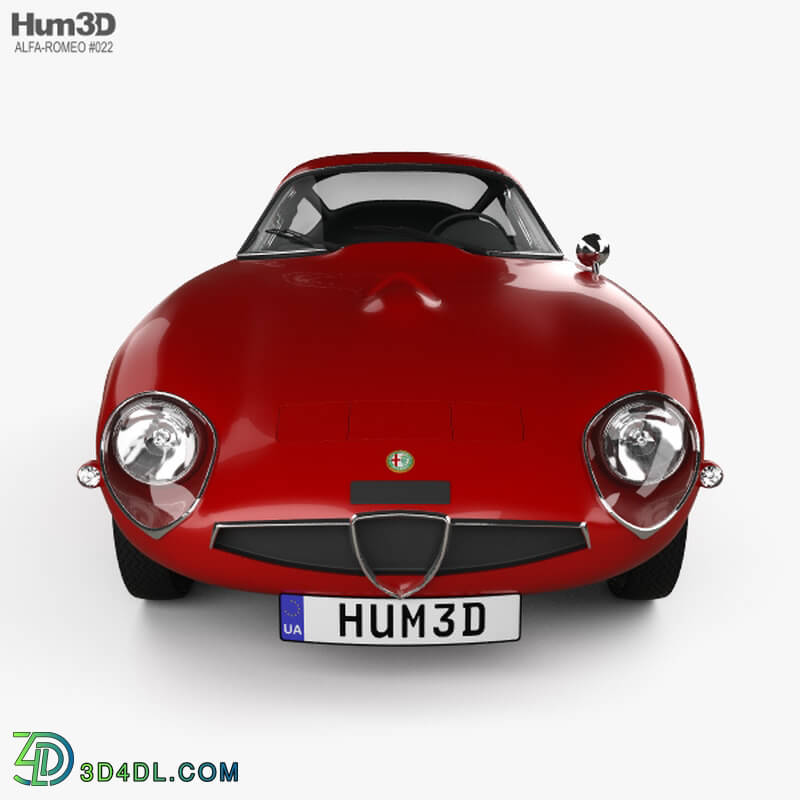 Hum3D Alfa Romeo Giulia TZ 105 1963