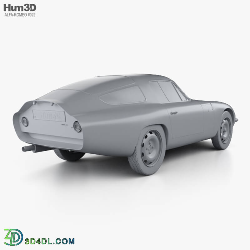 Hum3D Alfa Romeo Giulia TZ 105 1963