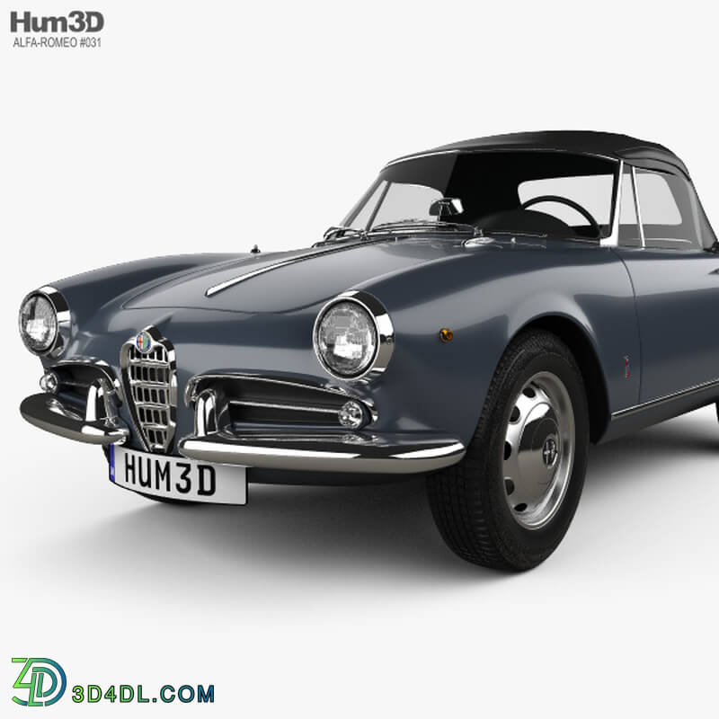 Hum3D Alfa Romeo Giulietta Spider 1955