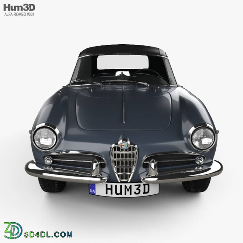 Hum3D Alfa Romeo Giulietta Spider 1955