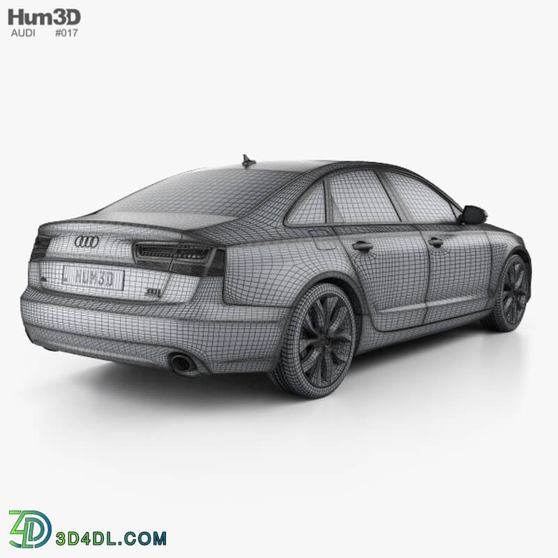 Hum3D Audi A6 sedan 2012