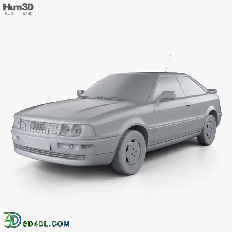 Hum3D Audi Coupe 8B 1988