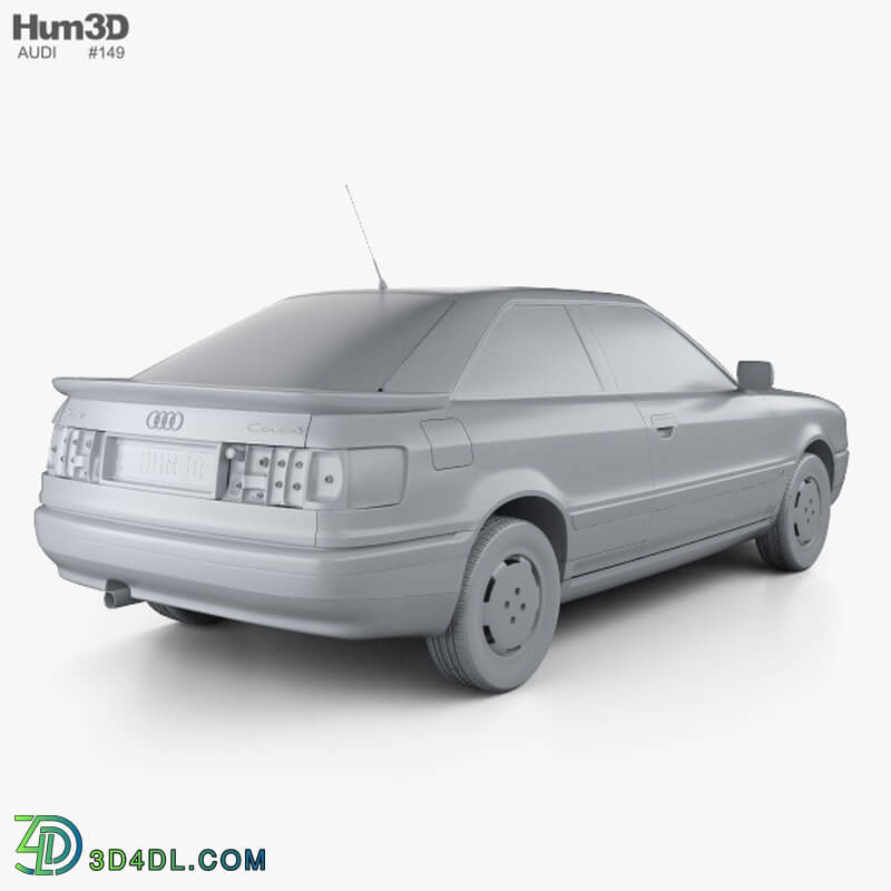 Hum3D Audi Coupe 8B 1988