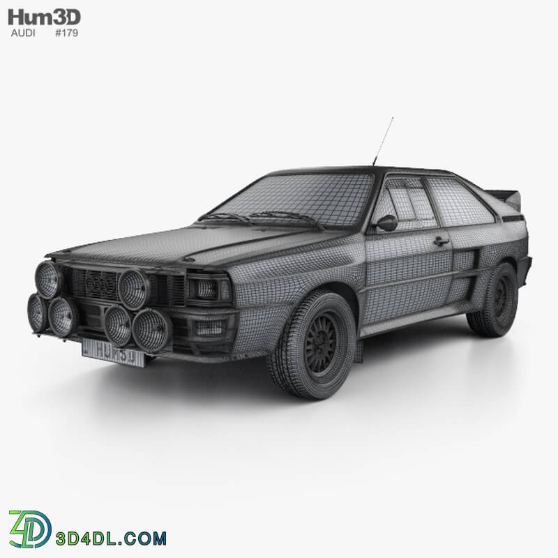 Hum3D Audi Quattro A2 1981