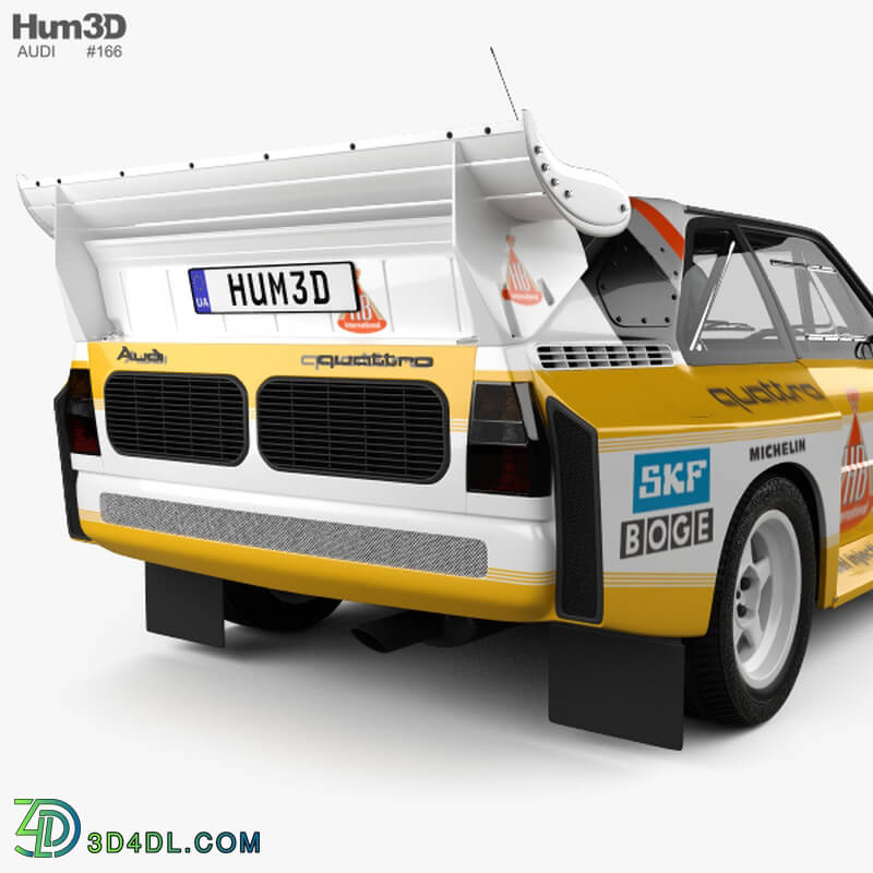 Hum3D Audi Quattro Sport S1 E2 1985