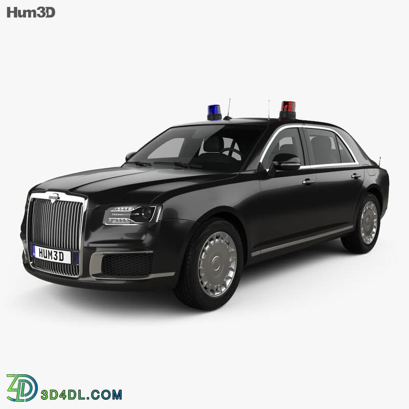 Hum3D Aurus Senat Guard sedan 2018