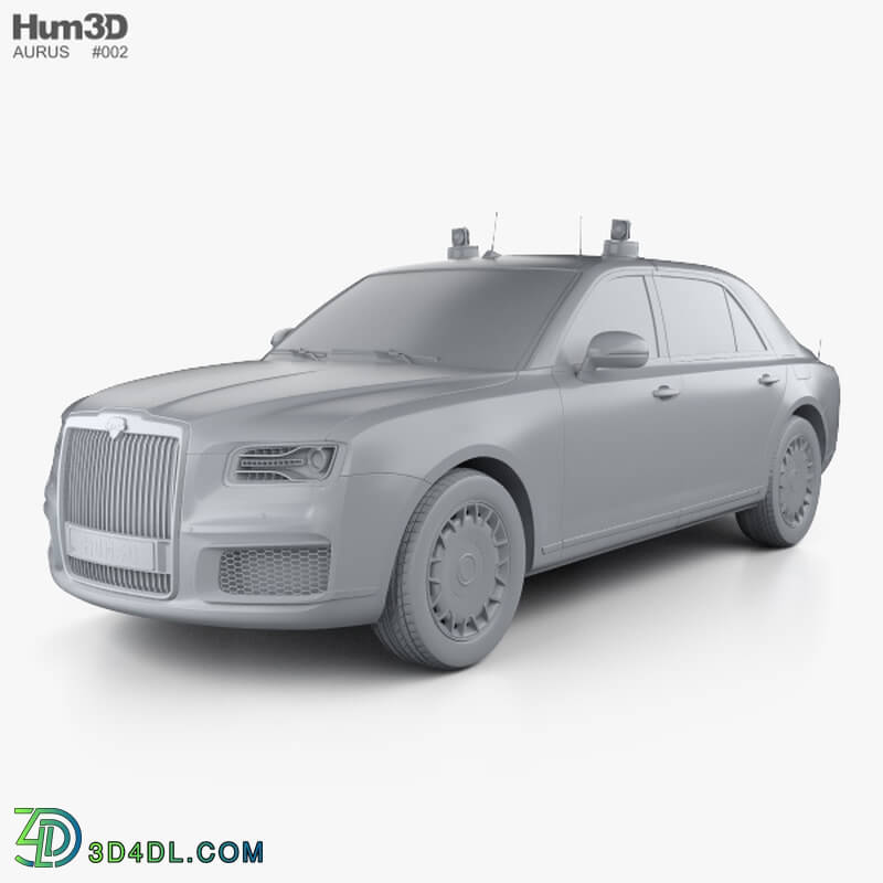 Hum3D Aurus Senat Guard sedan 2018