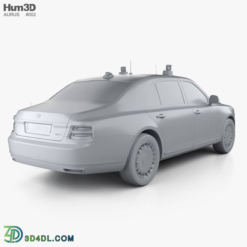 Hum3D Aurus Senat Guard sedan 2018