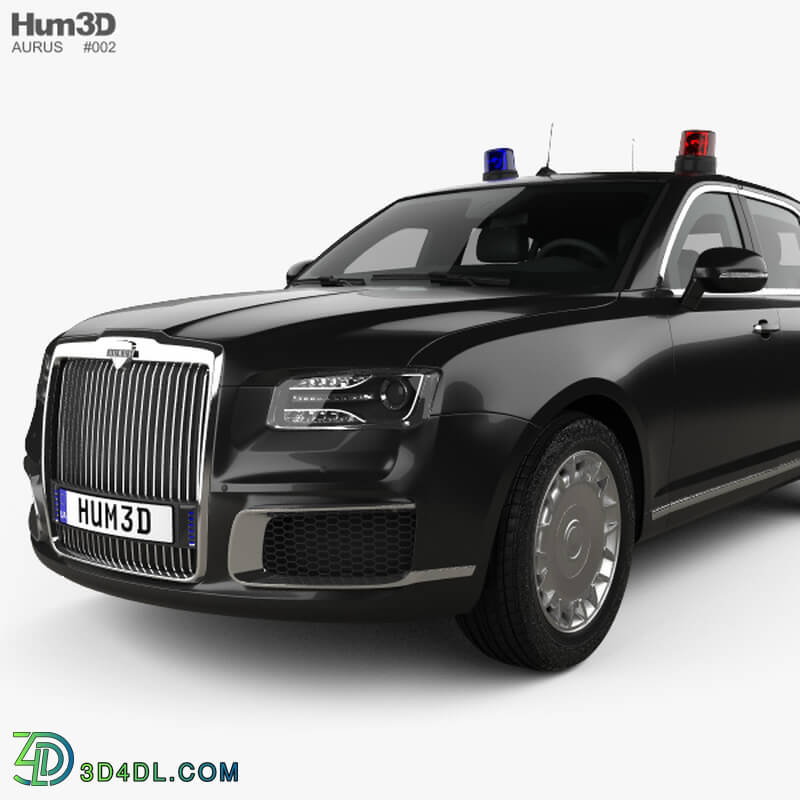 Hum3D Aurus Senat Guard sedan 2018