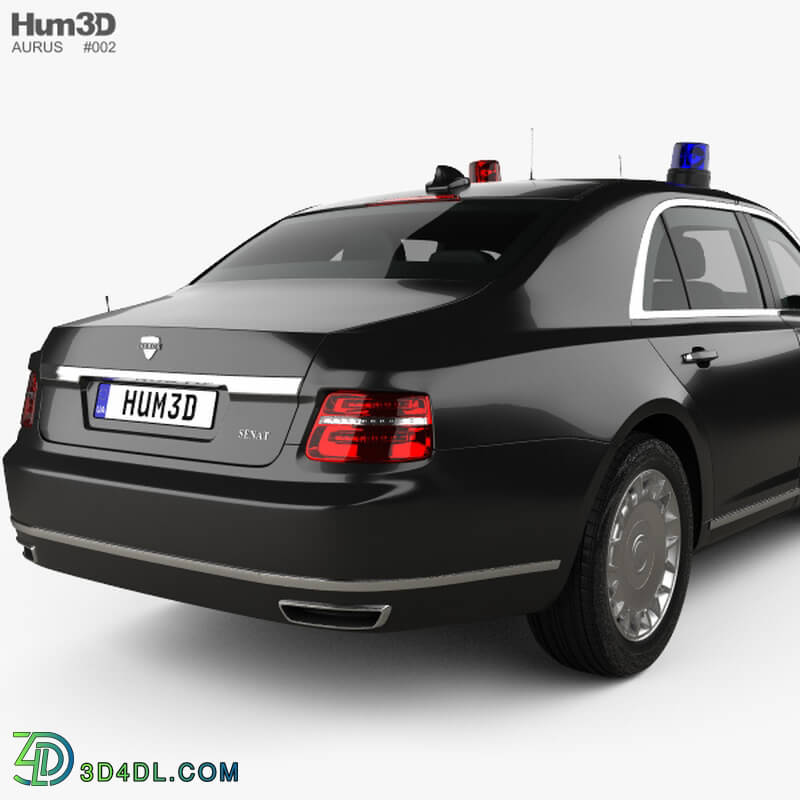 Hum3D Aurus Senat Guard sedan 2018