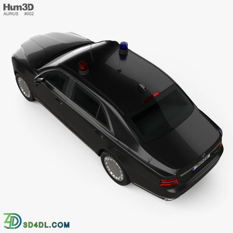 Hum3D Aurus Senat Guard sedan 2018